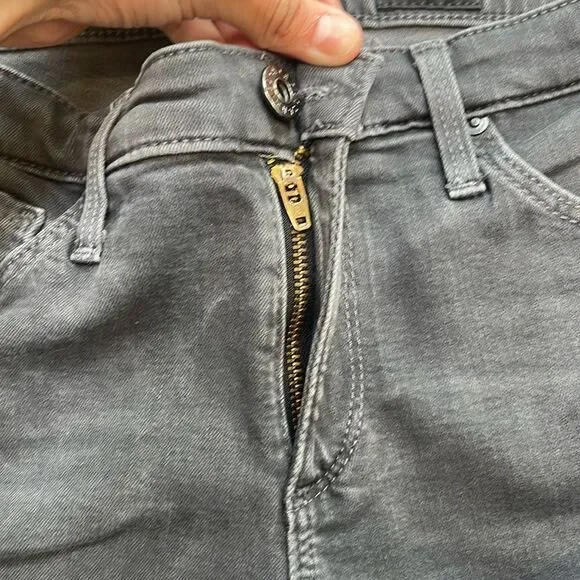 AG Adriano Goldschmied Harper Dark Gray Essential Straight Jeans 26R - Picture 5 of 13